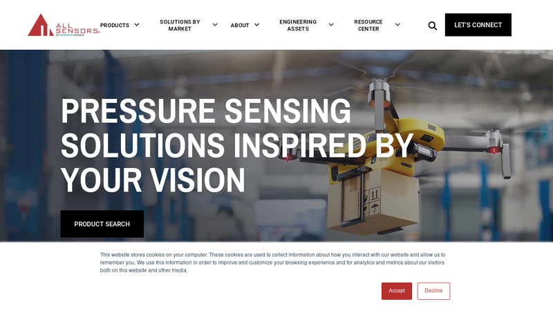Low Pressure Sensor Solutions | All Sensors