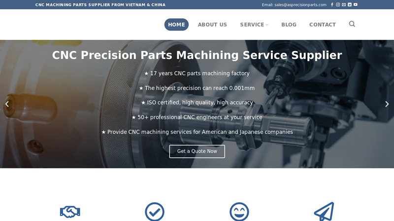 Precision CNC Machining Parts Supplier | AS Precision