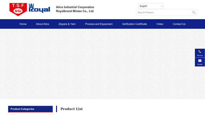 Buy Zippers Wholesale Best Selection on Atics Industrial Corporation