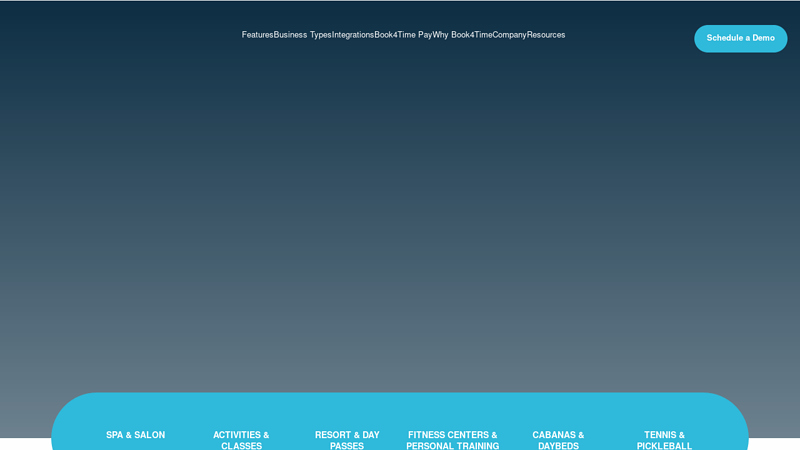 Leading Spa Software for Hotels, Resorts, & Spas | Book4Time