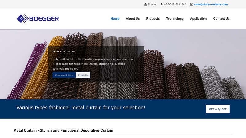 Metal Chain Curtain Design as Space Divider and Curtains