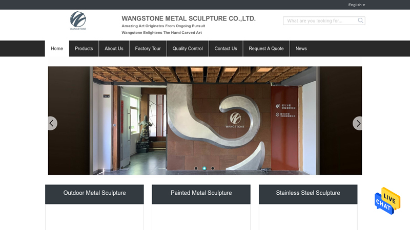 Quality Outdoor Metal Sculpture & Painted Metal Sculpture factory from China