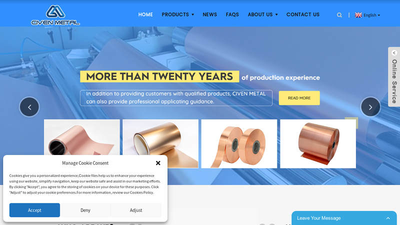 Rolled Copper Foils, Electrolytic Copper Foil, Coil Sheet - Civen