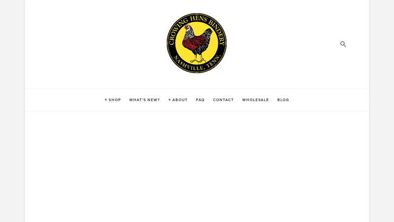 www.crowinghensbindery.com