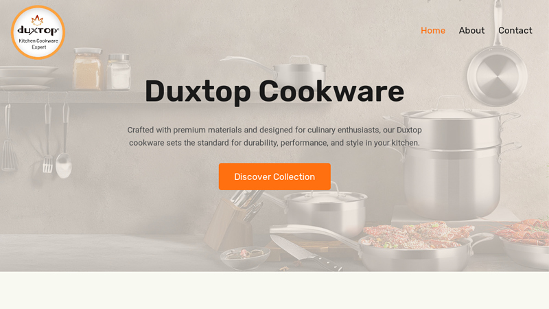 Duxtop Cookware: Premium Stainless Steel Pots & Pans Store