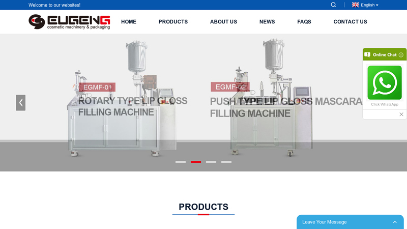 Push Type Mascara Filling Machine, Flat Labeling Machine - Eugeng