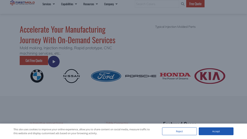 Custom Manufacturing & Precision Machining Company | First Mold