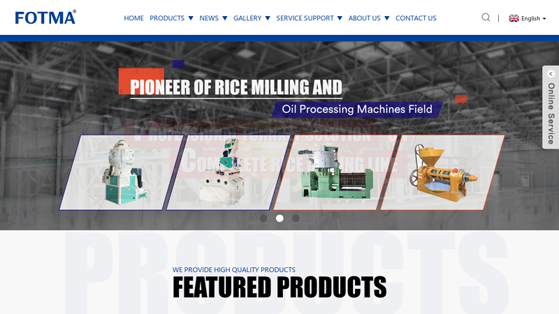 Complete Rice Milling Line, Rice Machines, Complete Oil Processing Line - Fotma