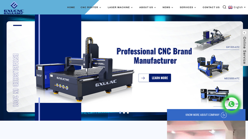 CNC Center, Woodworking CNC Router - GXUCNC
