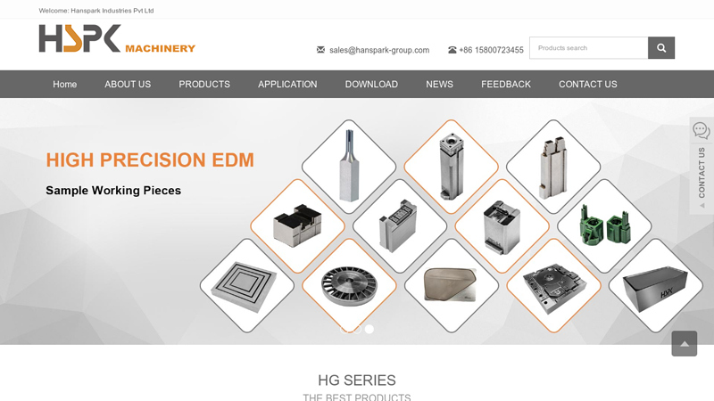 CNC EDM Machine, High precision EDM Manufacturer - Hanspark Industries Pvt Ltd