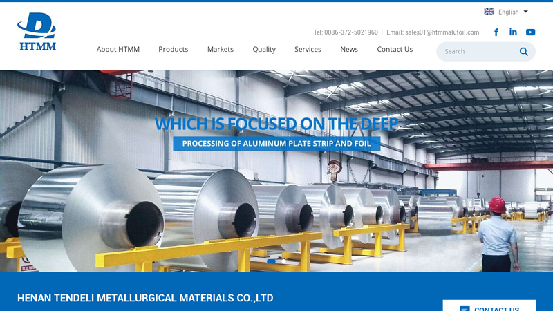 Aluminium foil,industrial aluminum foil,aluminium foil roll-Henan Tendeli Metallurgical Materials Co.,Ltd.