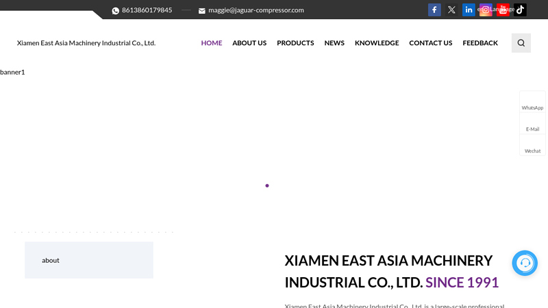 JAGUAR air compressor, Rotary Screw Air Compressor and Reciprocating Air Compressor Manufacturers, Suppliers, Factory - JAGUAR