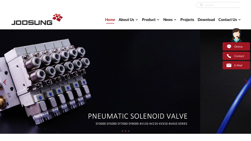China Pneumatic Solenoid Valve, Pneumatic Gripper, Air Preparation Unit Suppliers, Manufacturers, Factory - JOOSUNG