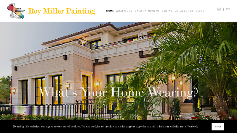 Roy Miller Painting: Custom Painting Contractor in Orange County.