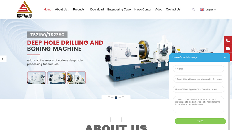 Cnc Honing Machine, Gun Drilling Machine, Deep Hole Machining Tool - Sanjia