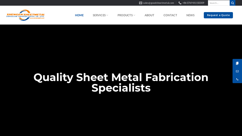 Sheet Metal Fabricator in China -ShengenMFG