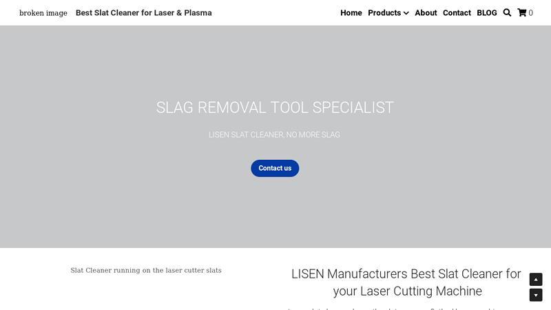 Laser slat cleaner manufacturer for laser cutting machine