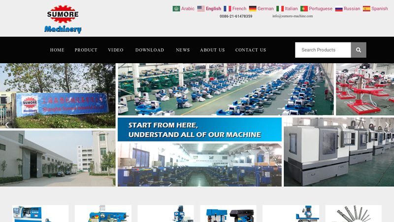 HOME - lathe,cnc lathe machine,drill press,cnc machine-SUMORE MACHINERY