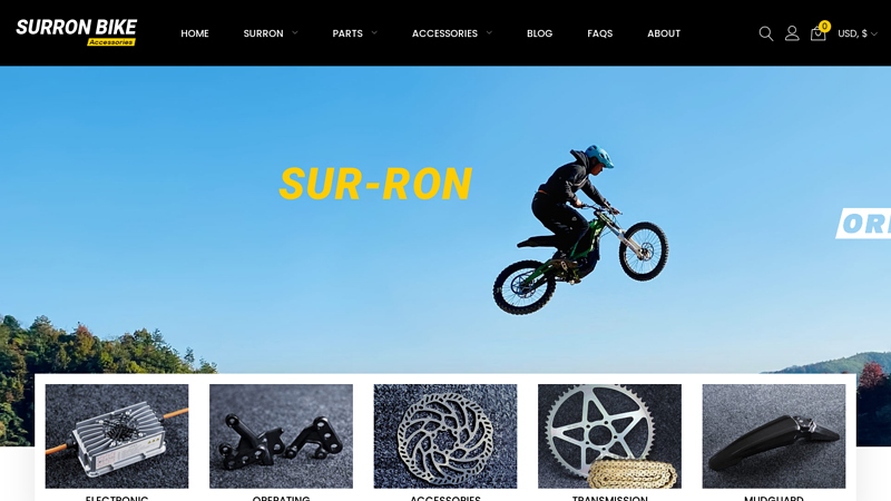 Surron Original Parts, Electric Bike Accessories Shopping Online - Surronbike