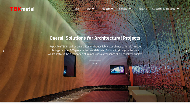 Architectural Stainless Steel Metal Work Fabricators | TBK Metal