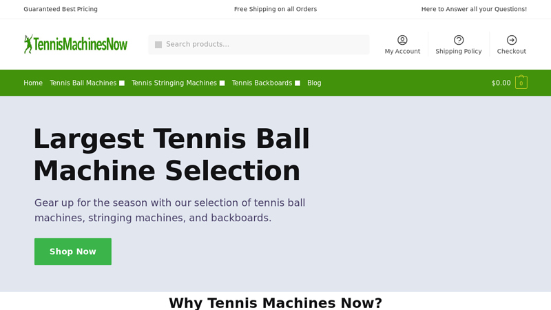 Tennis Ball Machines - Find your Perfect Tennis Machine Trainer