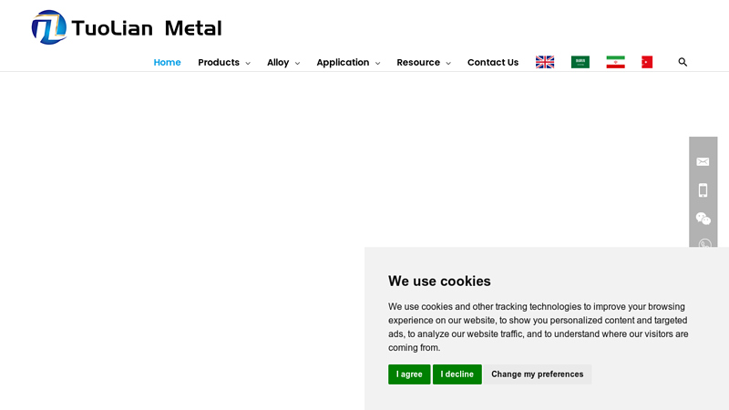 Stainless Steel Material Manufacturer and Supplier - Tuolian