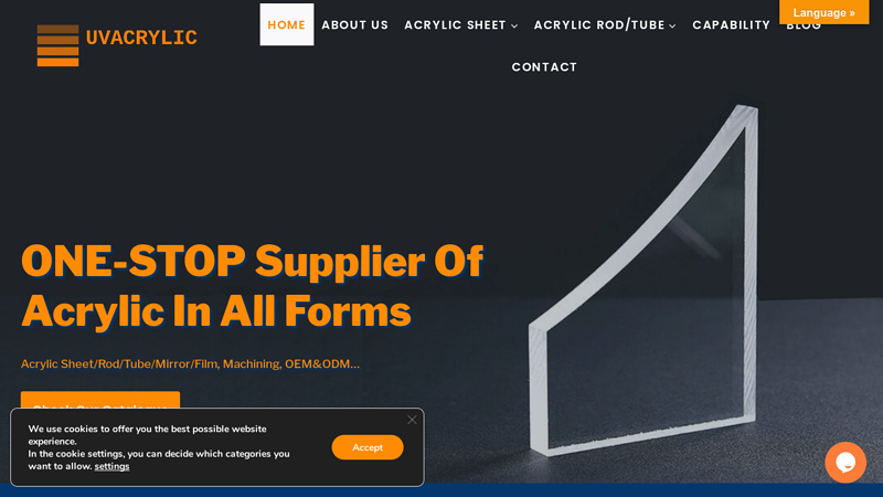 UVACRYLIC? - Best Acrylic Sheets, Rods/Tubes, Custom Acrylic