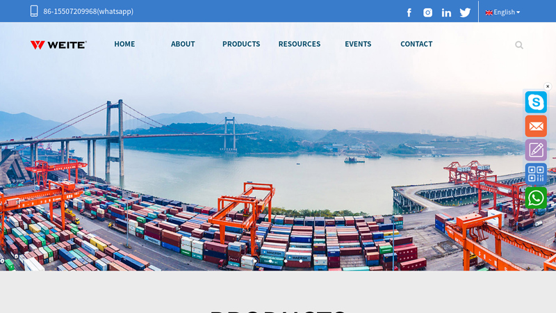 Load moment indicator(LMI), crane computer, safe load indicator,Marine CCTV Camera System, Overload limiter,Crane monitoring system,Anemometer, Load cell sensor,Length/angle sensor,A2B Limit switch, Weite Technologies Co.,Ltd