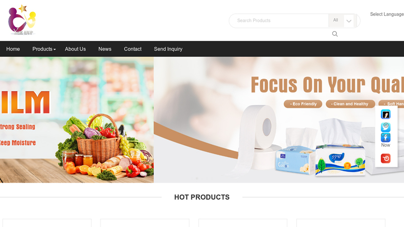 Pvc Cling Film,Toilet Paper,Paper Slip Sheet,Paper Towel Manufacturer and Supplier in China