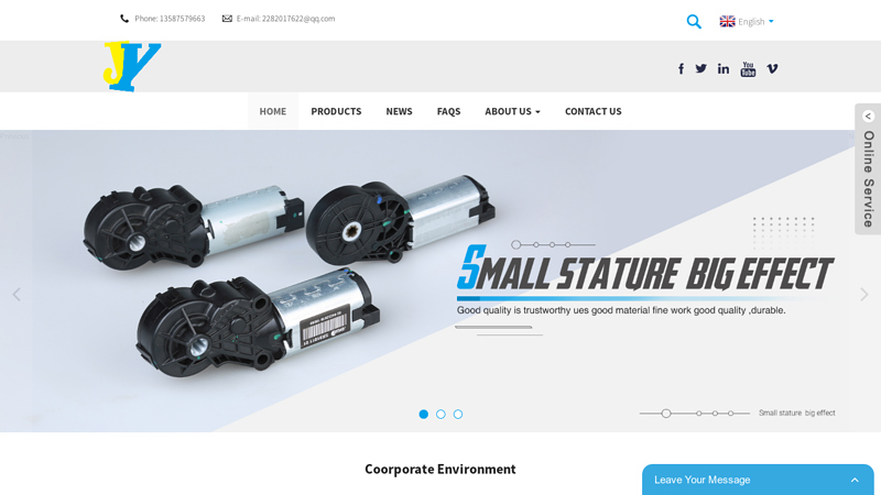 Material Metal, Brushless Dc Motor, Car Parts - Jieyi