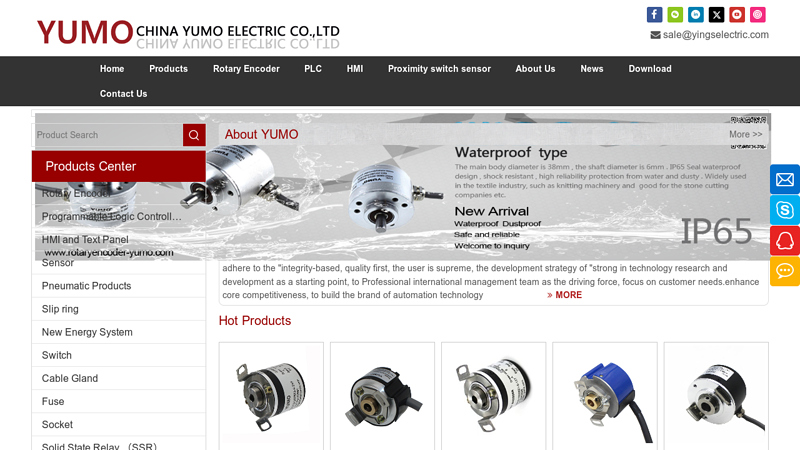 China Rotary Encoder, Programmable Logic Controller, Human Machine Interface, Photoelectric Switch, Proximity Switch Manufacturers, Suppliers, Price, Wholesale, Buy - YUEQING YUMO ELECTRIC CO.,LTD