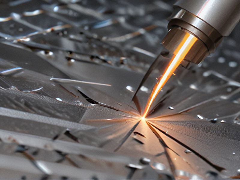 laser cuts metal